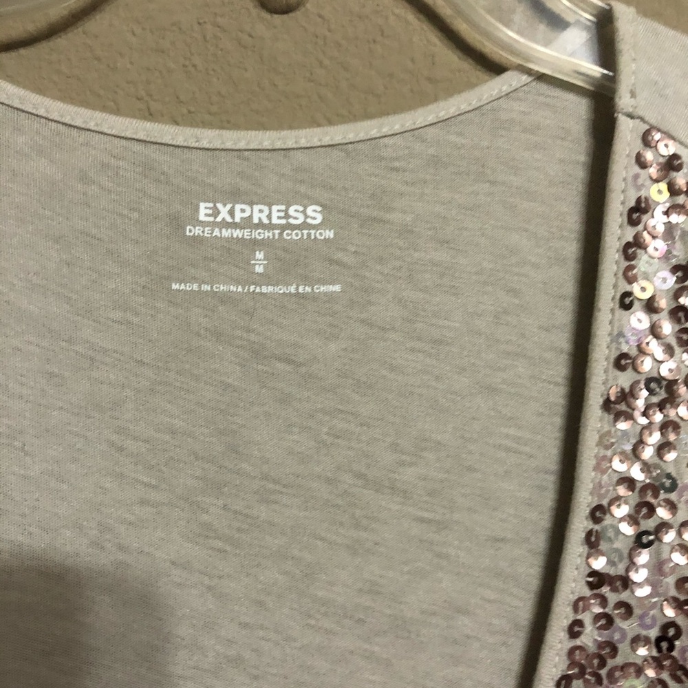 Express, rose gold tank, size medium - Picture 2 of 3
